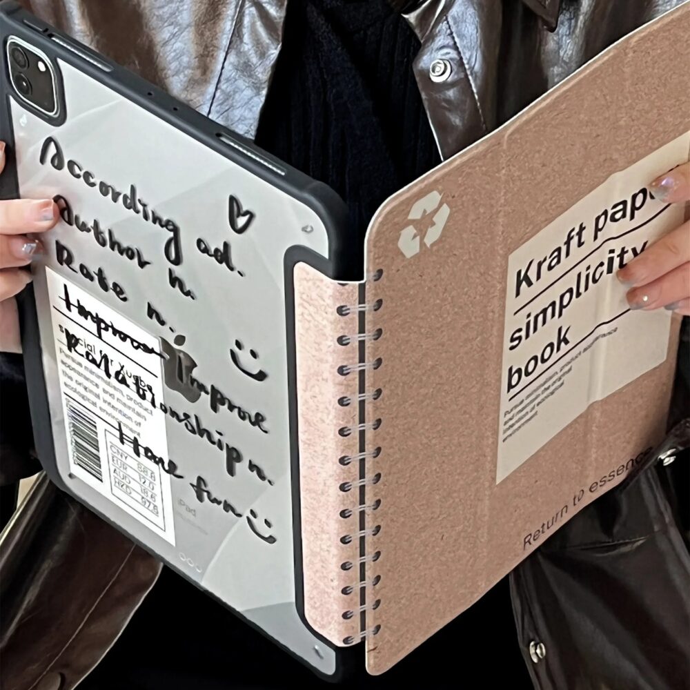 クラフトペーパーデザイン iPad プロテクトケース
