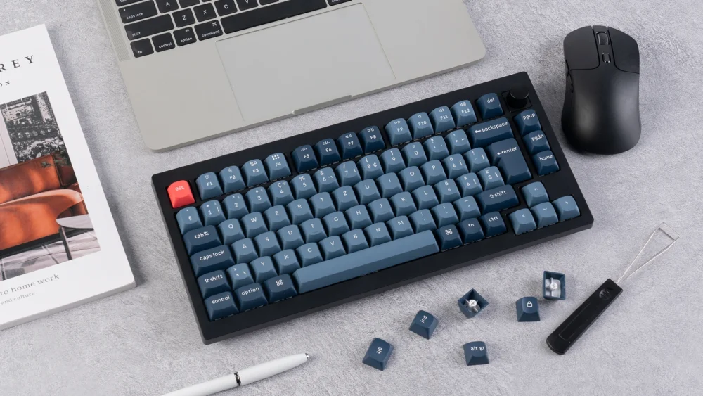 ISO ワイヤレス カスタムメカニカルキーボード (2.4Ghz/BT/RGB/ホットスワップ) - 画像 (2)
