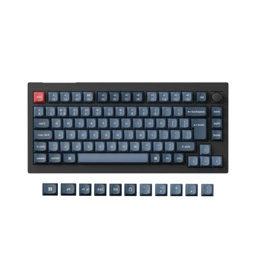 ISO ワイヤレス カスタムメカニカルキーボード (2.4Ghz/BT/RGB/ホットスワップ)