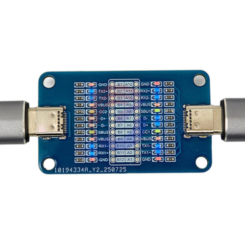 デュアルヘッド USB Type-C ケーブル テスター