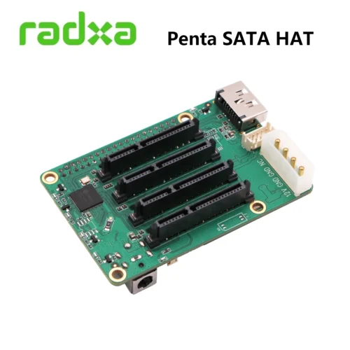 SATA HAT互換 5ポート SATA拡張ボード for Raspberry Pi 5 / ROCKシリーズ