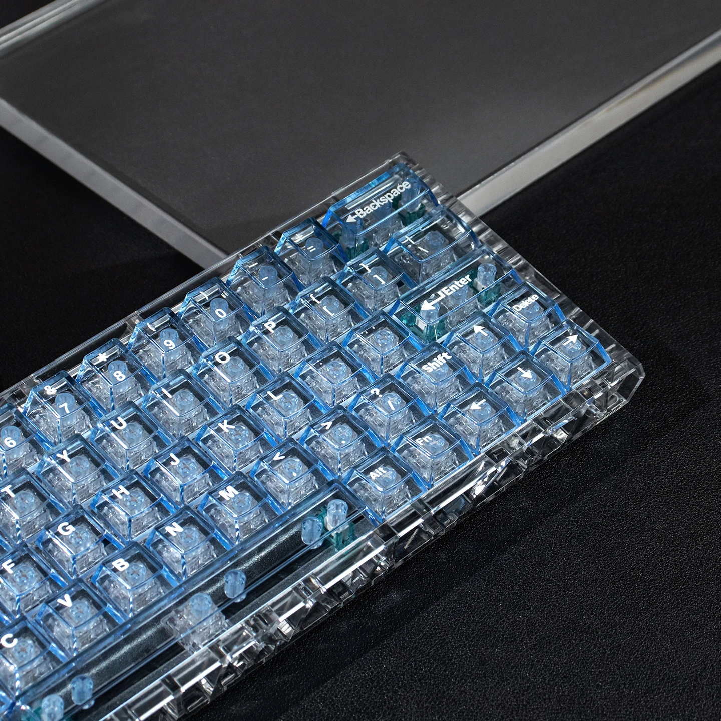 Cherryプロファイル 128キー スケルトン ブルー キーキャップ MX軸対応 - 画像 (7)