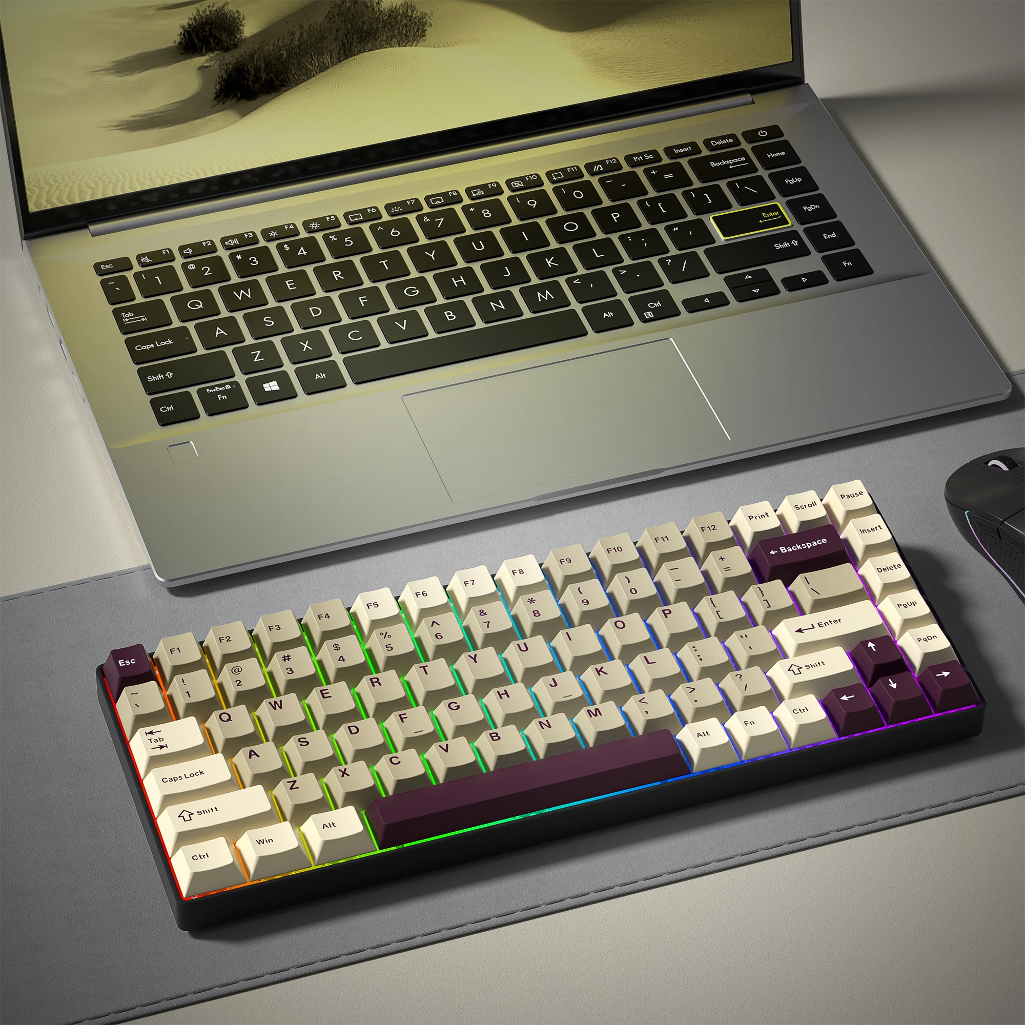 139キー PBT ダブルショット キーキャップ Cherryプロファイル - 画像 (4)