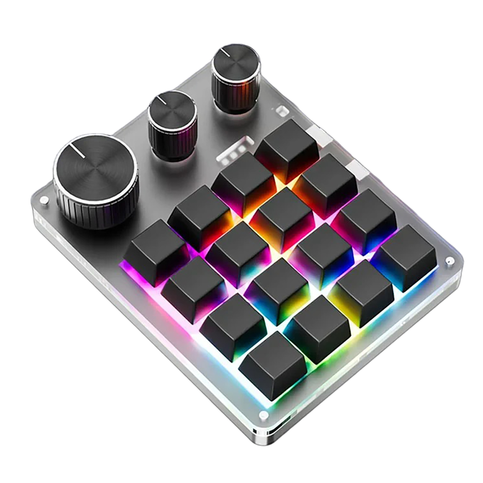 16キー + 3ノブ搭載 3モード対応(有線/Bluetooth/2.4GHz) プログラマブルマクロキーパッド