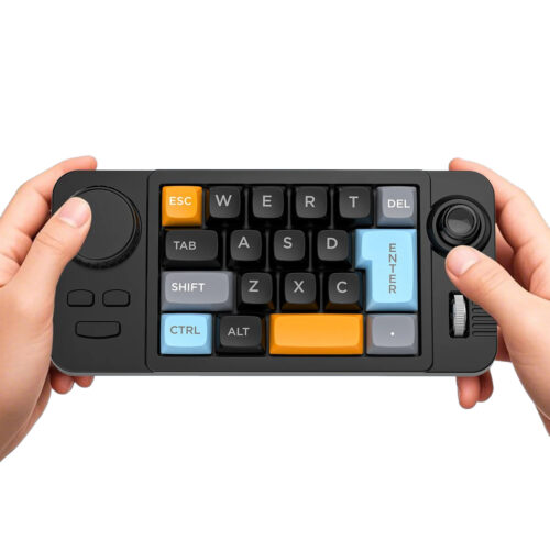 19キーフルプログラマブル ホットスワップ有線メカニカルキーパッド - ノブ・ジョイスティック搭載