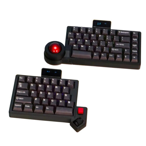 Offsetkey 70キー 完全ワイヤレス 分割RGB ゲーミングキーボード ZMK NRF52840