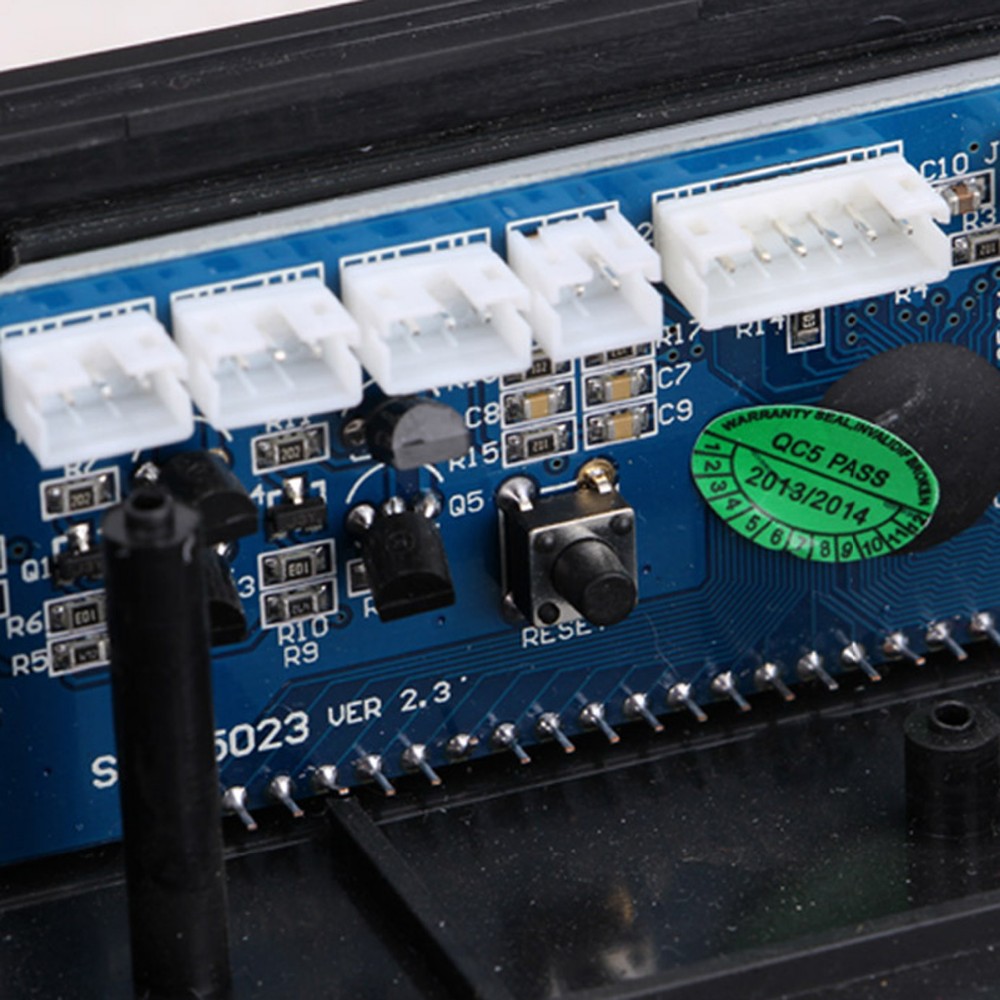 5.25インチ ベイ フロント液晶パネル3ファンスピードコントローラーCPU温度センサー - 画像 (9)