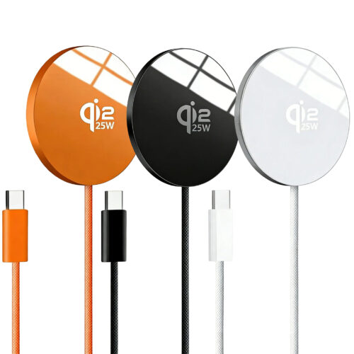 25W 超高速ワイヤレス充電器 MagSafe対応 マグネット式 Qi2.2認証