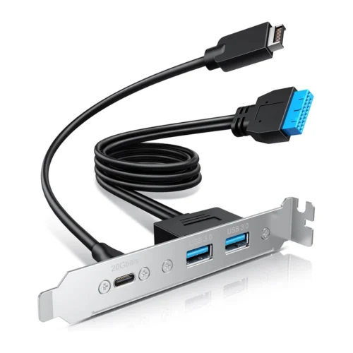 USB 3.2 Gen 2x2 Type-C & USB 3.0 フロントパネルアダプター