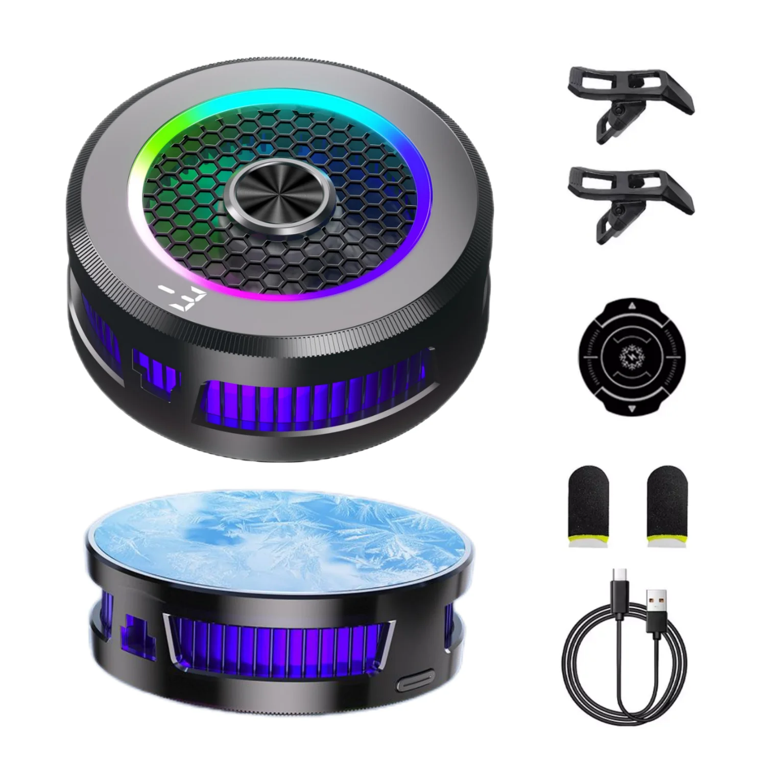 15W 超冷却スマホクーラー ペルチェ素子 磁気&クリップ両対応 - 画像 (2)