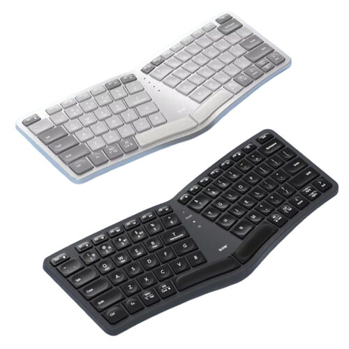 エルゴノミクス ワイヤレス スプリットキーボード 80キー 3モード接続（2.4GHz/Bluetooth 5.0/有線）