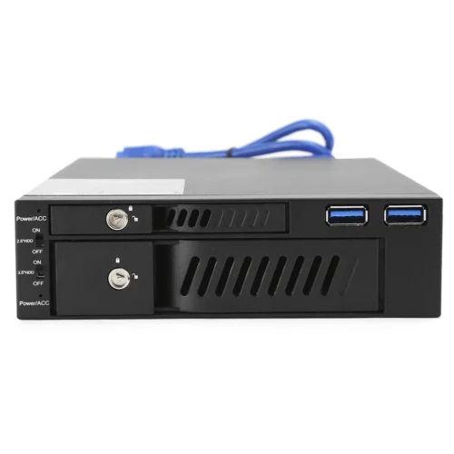 5.25インチベイ用 2.5/3.5インチ HDD/SSD リムーバブルケース