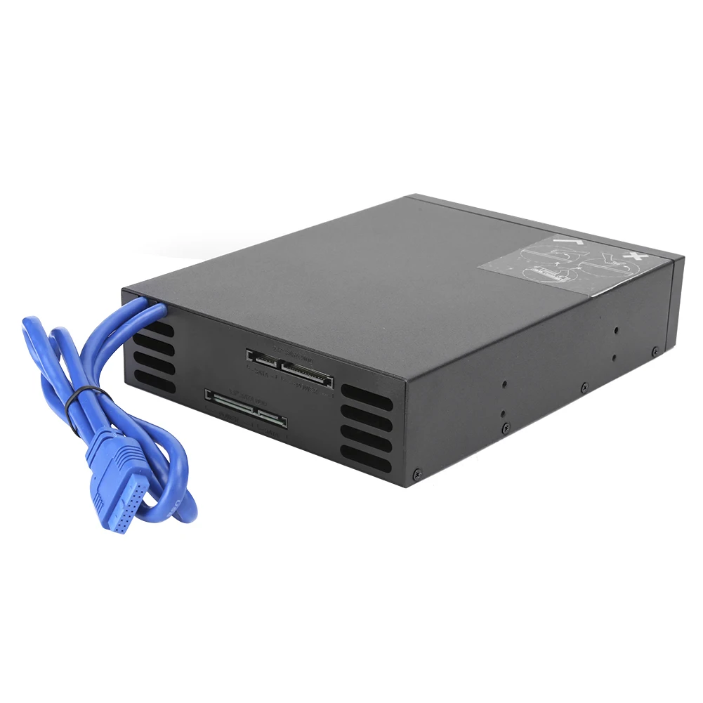 5.25インチベイ用 2.5/3.5インチ HDD/SSD リムーバブルケース - 画像 (6)