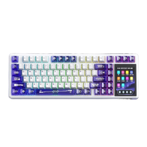 ゲーミングメカニカルキーボード 75%配列 3.98インチタッチスクリーン搭載