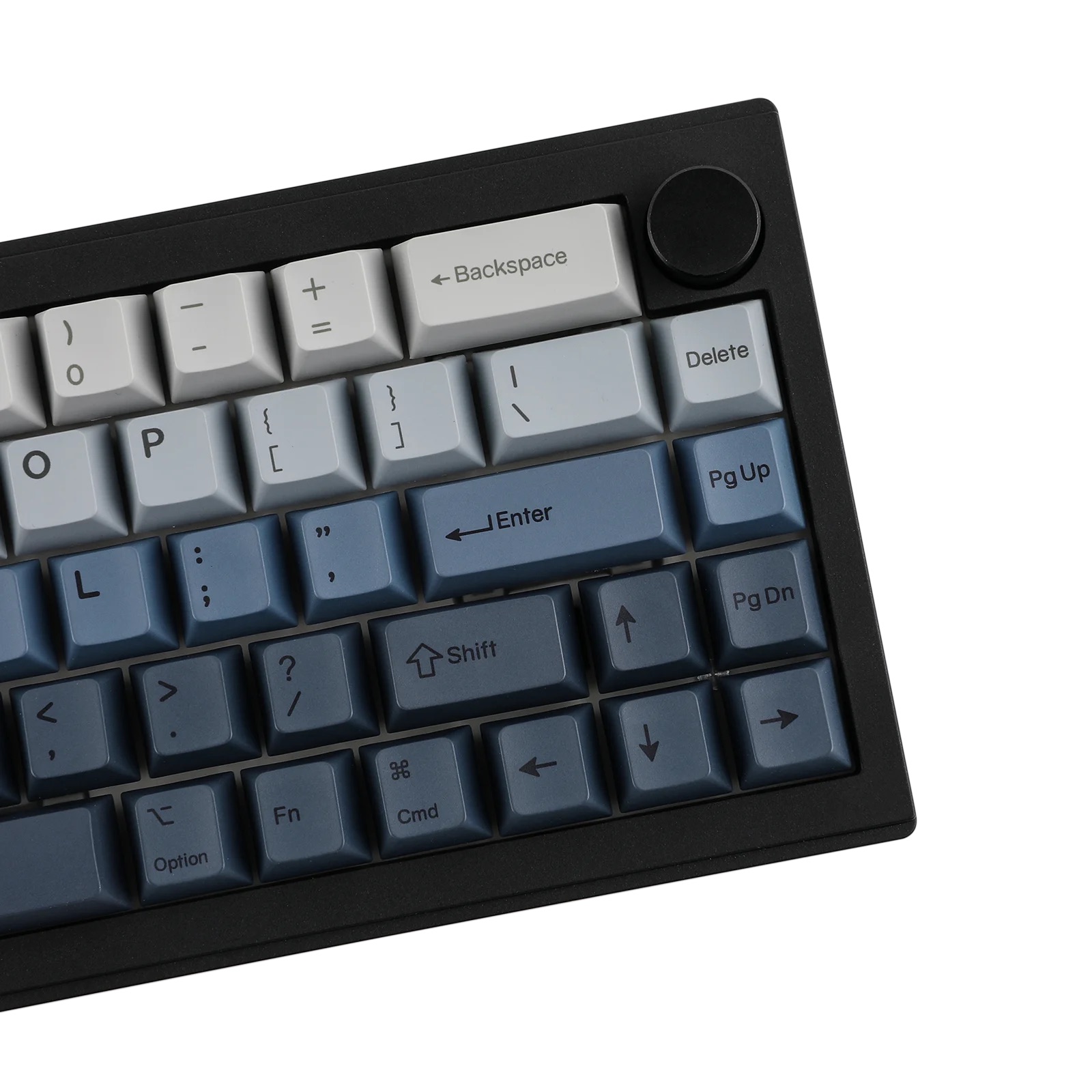 分割式メカニカルキーボード Split65のキーキャップ拡大写真(別アングル)